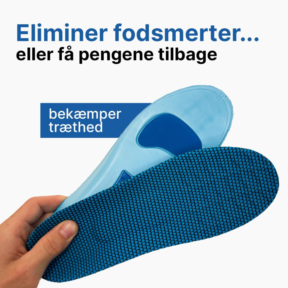 Boldaek Indlægssåler - En hel dag uden smerter