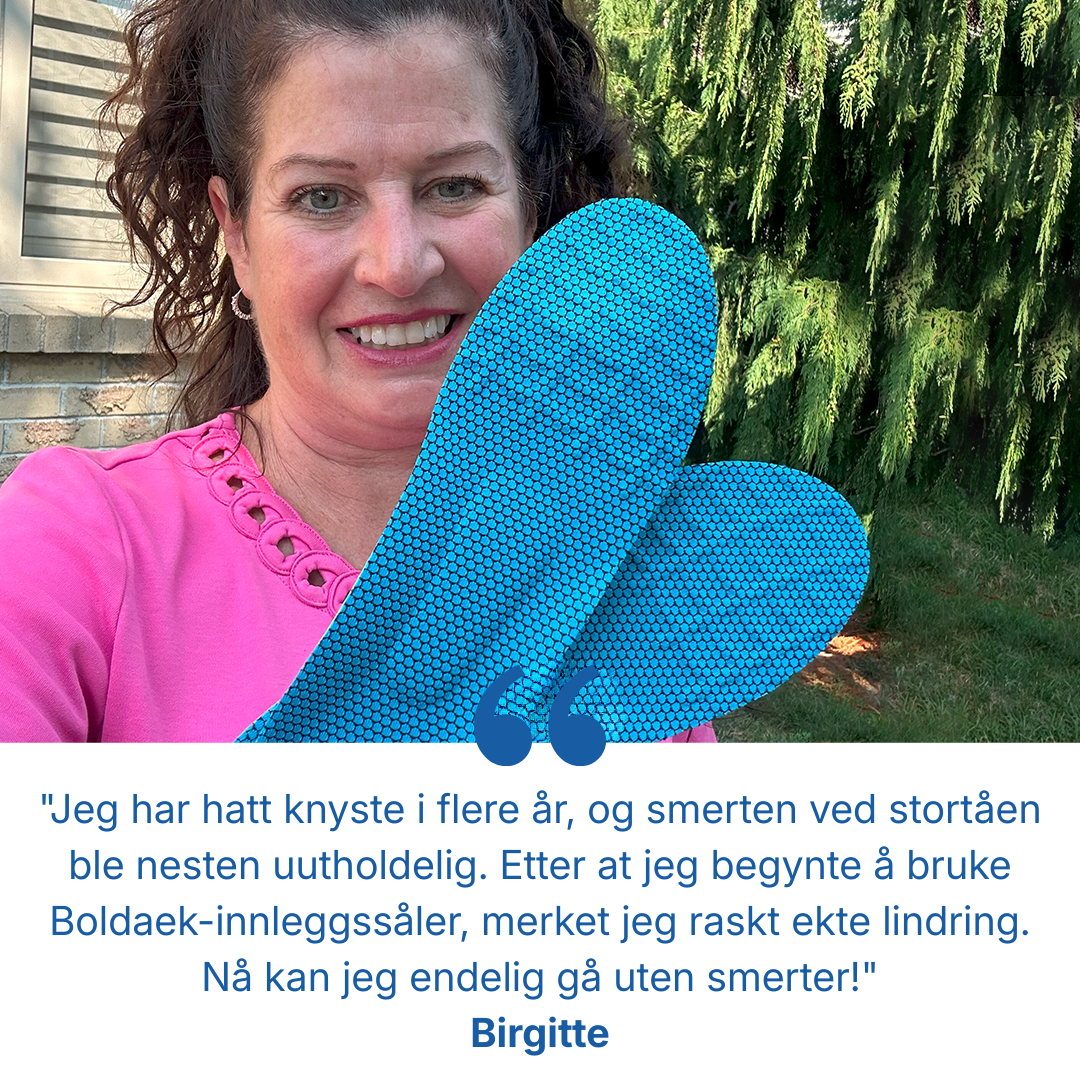 Boldaek Indlægssåler - En hel dag uden smerter