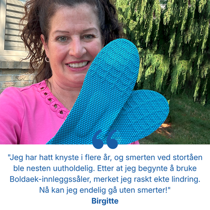 Boldaek Indlægssåler - En hel dag uden smerter