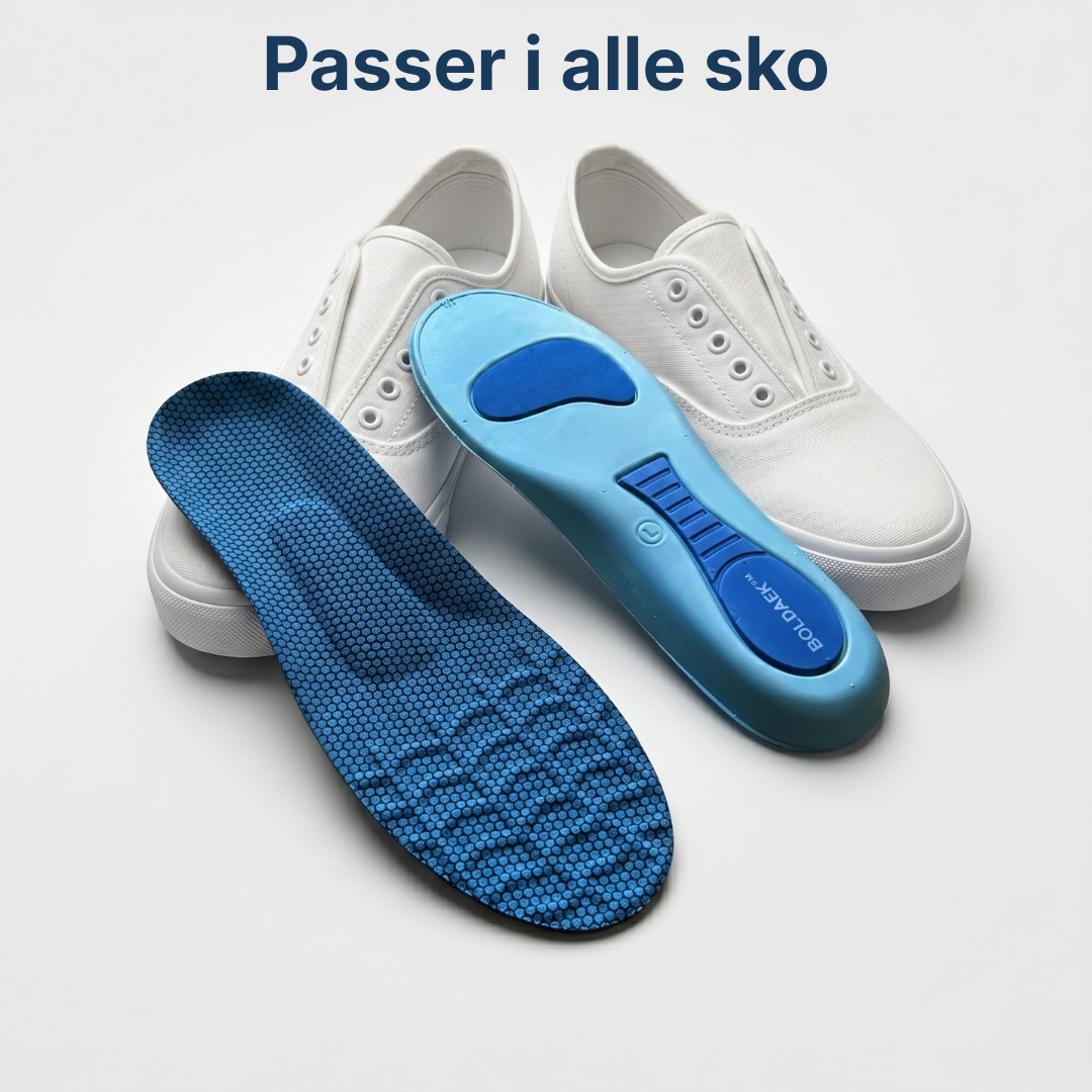 Boldaek innleggssåler - En hel dag uten smerter